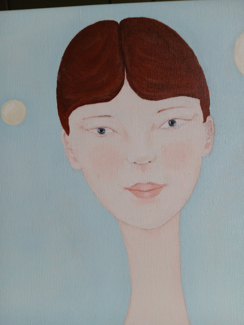 Two female beings in the countryside