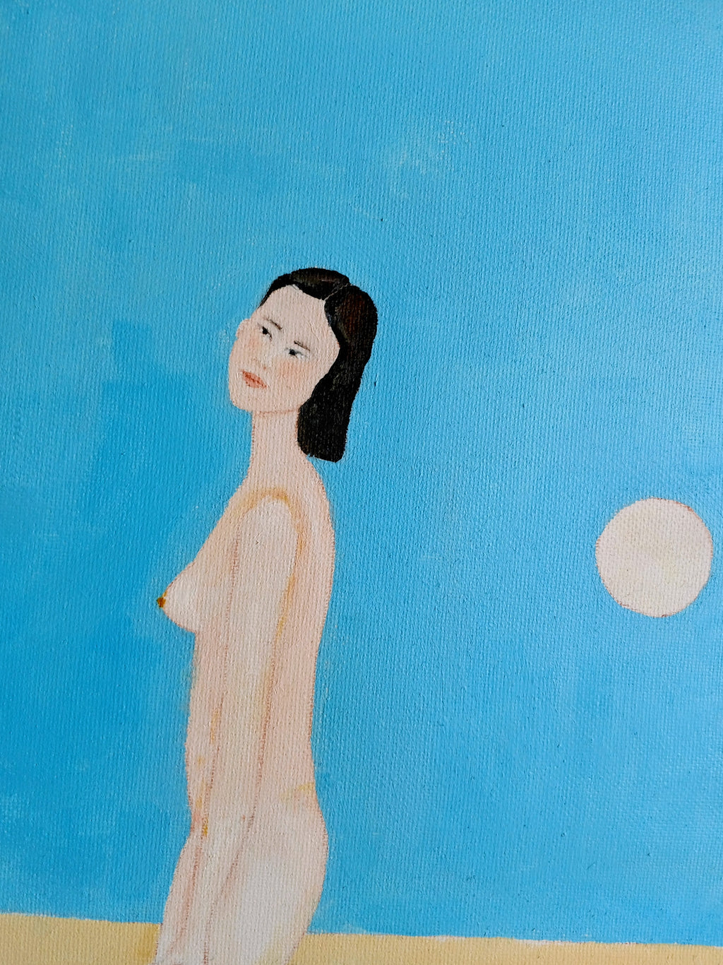 Earth's japanese woman, Ayu,  meets two female beings on Andromeda Galaxy
