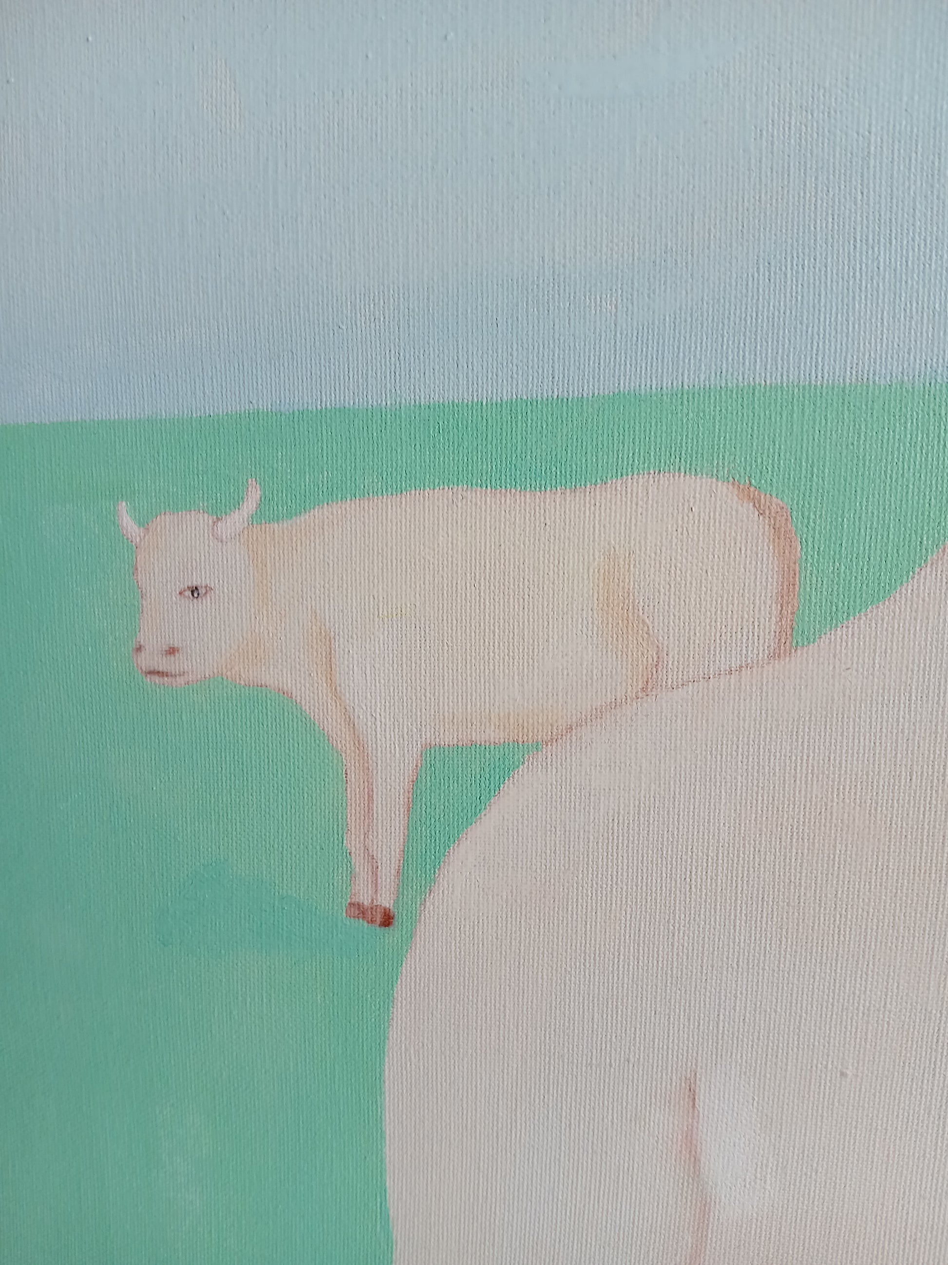 Two female beings in the countryside